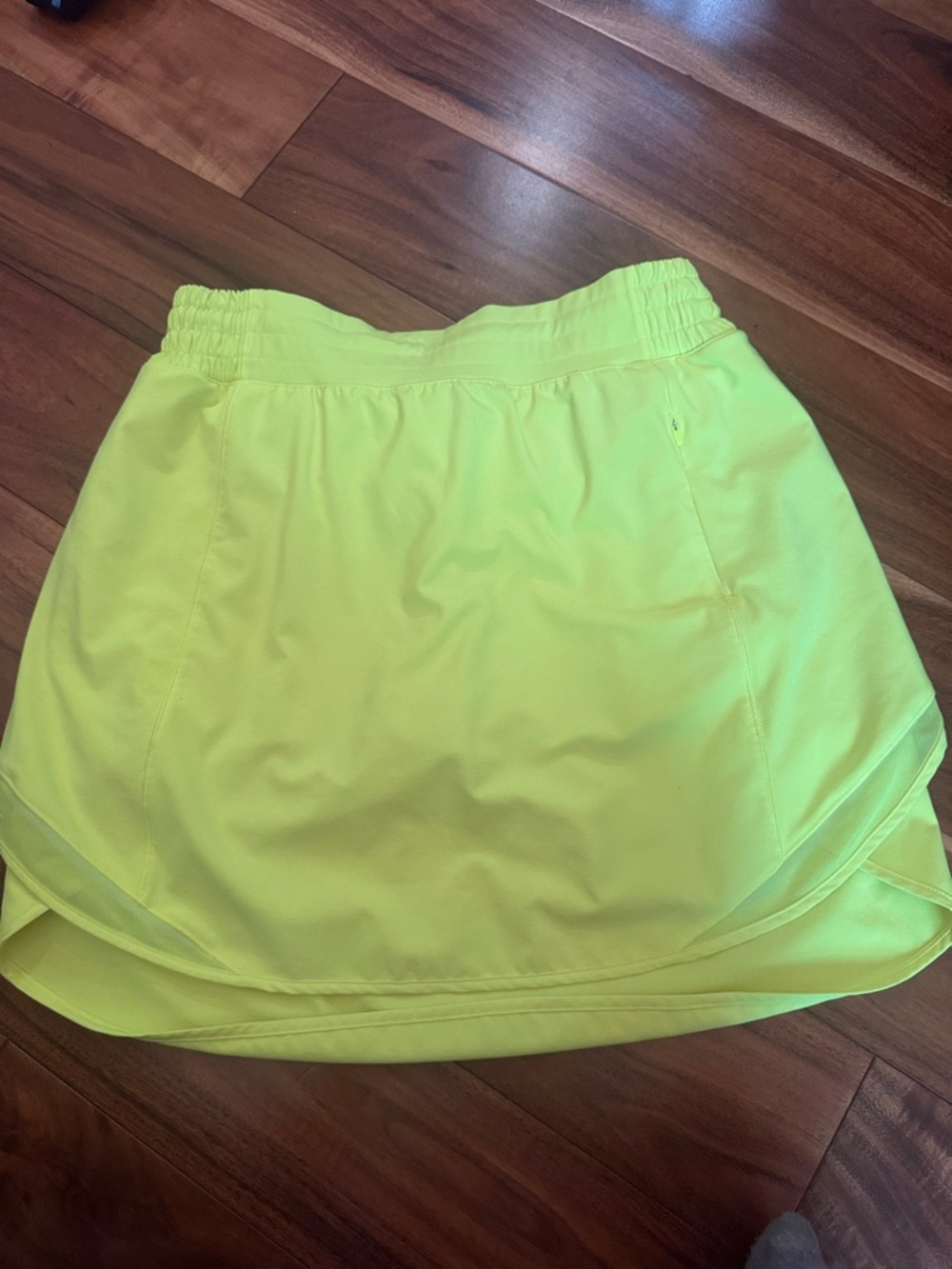 lululemon athletica Neon Yellow Athletic Skirt